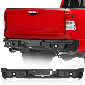 2019-2023 Ram 1500 Offroad Aftermarket Rear Bumper 4x4 Parts- HookeRoad b6034 2