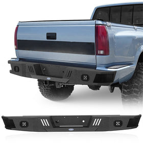 Hooke Road Rear Bumper  for 1988-1998 Chevy Silverado 1500/2500 & GMC Sierra 1500/2500) b9300 1