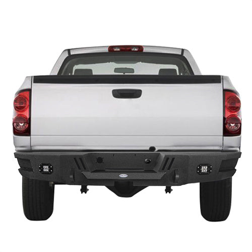 Load image into Gallery viewer, Hooke Road Ram Rear Bumper with license plate floodlight for 2006-2008 Ram 1500 BXG6504 2
