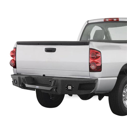 Load image into Gallery viewer, Hooke Road Ram Rear Bumper with license plate floodlight for 2006-2008 Ram 1500 BXG6504 3
