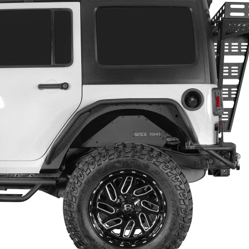 Hooke Road Jeep Wrangler JK Aluminum Rear Inner Fender Liners for 2007-2018 Jeep Wrangler JK b2114s 5