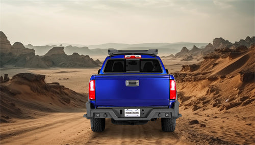 Load image into Gallery viewer, Hooke Road Replacement Rear Bumper with Bedside Slider Steps for 2015-2022 Chevy Colorado &amp; GMC Canyon, Excluding ZR2 Models b9108s 14
