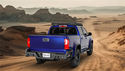 Load image into Gallery viewer, Hooke Road Replacement Rear Bumper with Bedside Slider Steps for 2015-2022 Chevy Colorado &amp; GMC Canyon, Excluding ZR2 Models b9108s 15
