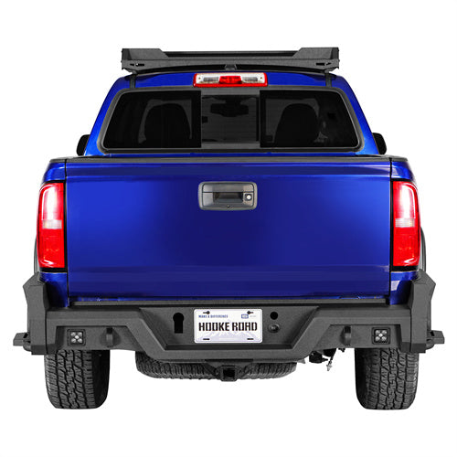 Load image into Gallery viewer, Hooke Road Replacement Rear Bumper with Bedside Slider Steps for 2015-2022 Chevy Colorado &amp; GMC Canyon, Excluding ZR2 Models b9108s 2
