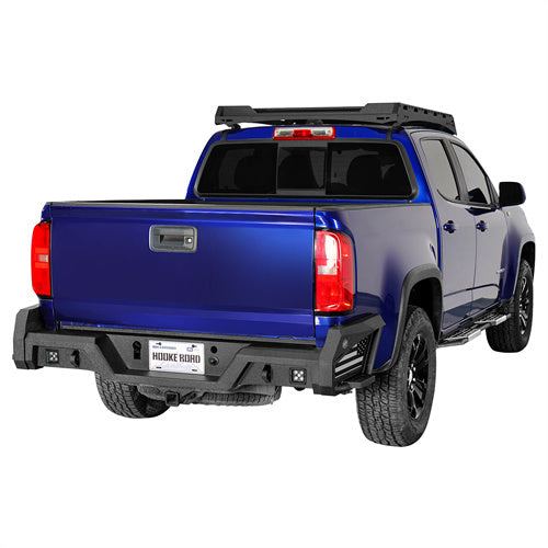 Load image into Gallery viewer, Hooke Road Replacement Rear Bumper with Bedside Slider Steps for 2015-2022 Chevy Colorado &amp; GMC Canyon, Excluding ZR2 Models b9108s 3
