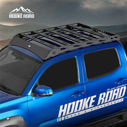 Hooke Road Roof Rack Top Carrier for 2005-2023 Toyota Tacoma Double Cab b4224s 4