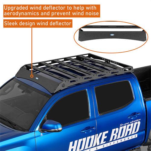 Hooke Road Roof Rack Top Carrier for 2005-2023 Toyota Tacoma Double Cab b4224s 8