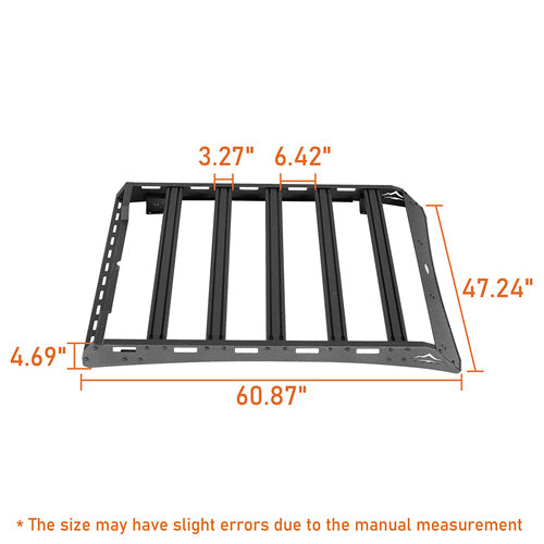 Load image into Gallery viewer, Hooke Road Rooftop Cargo Carrier for 2015-2022 Chevy Colorado GMC Canyon Crew Cab b9100s 8
