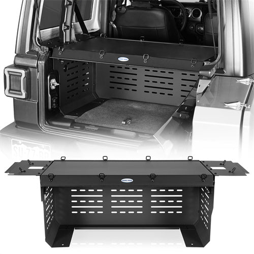 Load image into Gallery viewer, Hooke Road Security Deck Enclosure  for 2018-2023 Jeep Wrangler JL 2-Door b3069s 1
