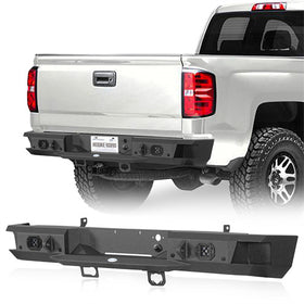 Hooke Road Silverado 1500 Rear Bumper for 2007-2018 Chevy Silverado 1500 b9036 1