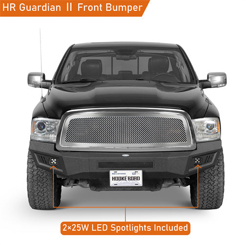 Steel Front Bumper for 2009-2012 Ram 1500 - Hooke Road b6204 11