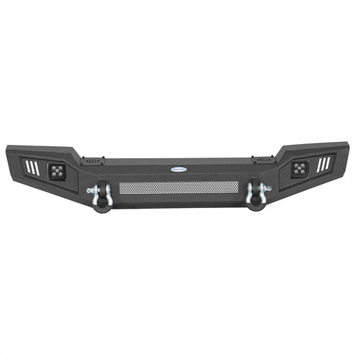 Load image into Gallery viewer, Hooke Road Steel Front Bumper with LED Spotlights for 1997-2006 Jeep Wrangler TJ b1073s 5
