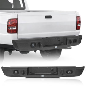 Steel Rear Bumper for 1993-2011 Ford Ranger Fleetside Hooke Road b8821 1