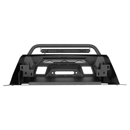 Load image into Gallery viewer, Hooke Road Stubby Front Bumper with Winch Plate &amp; LED Spotlight for 2015-2020 Chevy Colorado, Excluding ZR2 Models b9112s 7
