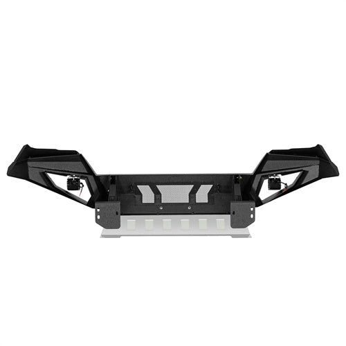 Hooke Road Tacoma Front Bumper with Skid Plate & LED Lights for 2016-2023 Toyota Tacoma 3rd Gen b4227s 7