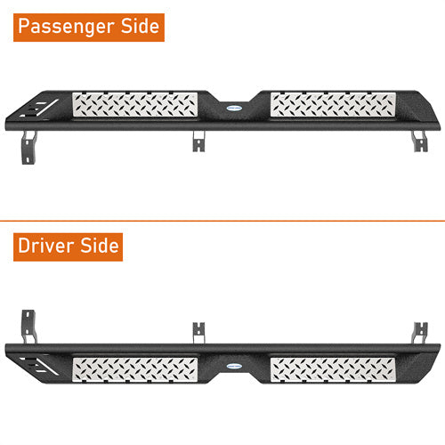 Load image into Gallery viewer, Hooke Road Tacoma Side Steps Bars Running Boards for 2005-2023 Toyota Tacoma Double Cab b4225 8
