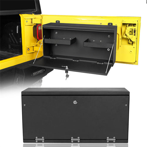 Load image into Gallery viewer, Hooke Road Tailgate Table Storage Lock Box for 1997-2006 Jeep Wrangler TJ mmr10028 1
