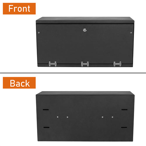 Hooke Road Tailgate Table Storage Lock Box for 1997-2006 Jeep Wrangler TJ mmr10028 8