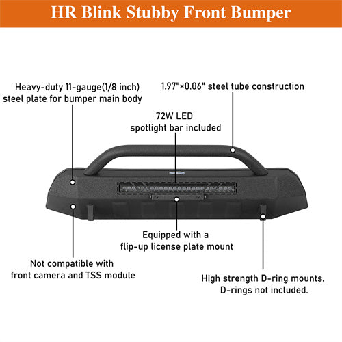 Load image into Gallery viewer, Hooke Road Tacoma Front Bumper for 2016-2023 b4230 8
