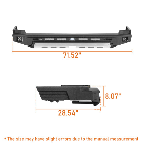 Load image into Gallery viewer, Hooke Road Toyota 4Runner Aftermarket Front Bumper for 2010-2024 Toyota 4Runner b9810s 8
