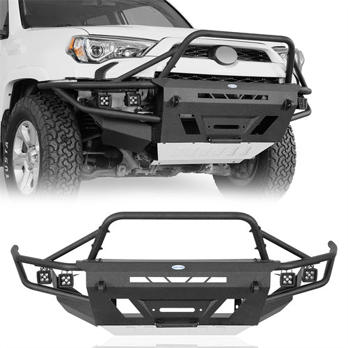 Load image into Gallery viewer, Hooke Road Toyota 4Runner Front Bumper with Winch Plate for 2014-2024 Toyota 4Runner b9813s 1
