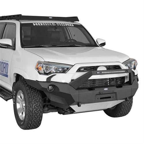 Load image into Gallery viewer, Hooke Road 2014-2024 Toyota 4Runner Full Width Front Bumper w/ Winch Plate &amp; LED Light Bar b9814abs 3
