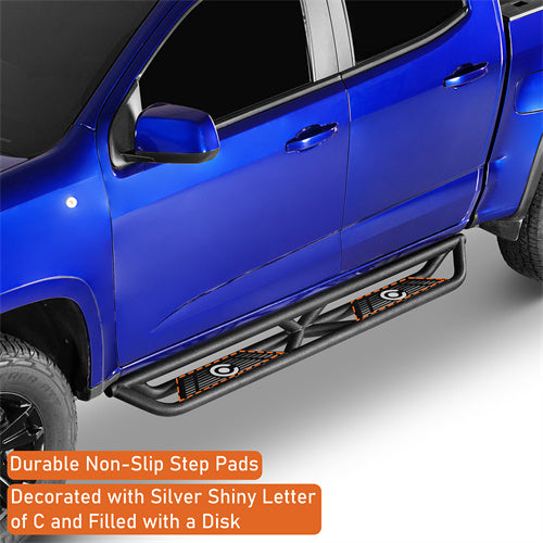 Load image into Gallery viewer, Hooke Road Truck Steps Running Board for 15-24 Chevy Colorado &amp; GMC Canyon Crew Cab b9111s 11
