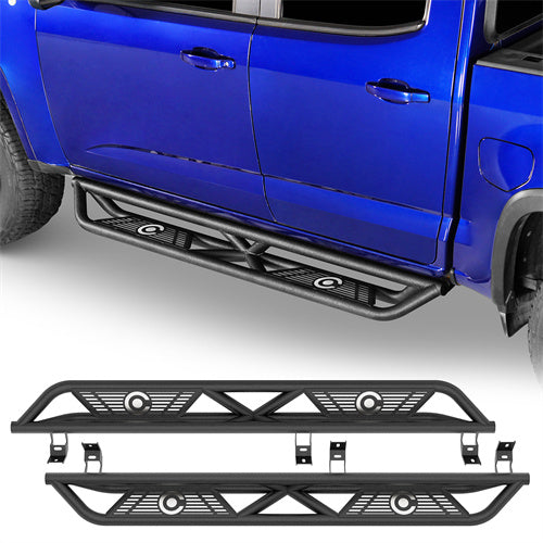 Load image into Gallery viewer, Hooke Road Truck Steps Running Board for 15-24 Chevy Colorado &amp; GMC Canyon Crew Cab b9111s 1
