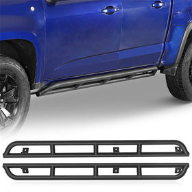 Hooke Road Tube Slider Rocker Guards for 2015-2024 Chevy Colorado & GMC Canyon Crew Cab b9102s 1