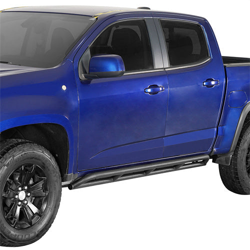 Load image into Gallery viewer, Hooke Road Tube Slider Rocker Guards for 2015-2024 Chevy Colorado &amp; GMC Canyon Crew Cab b9102s 2
