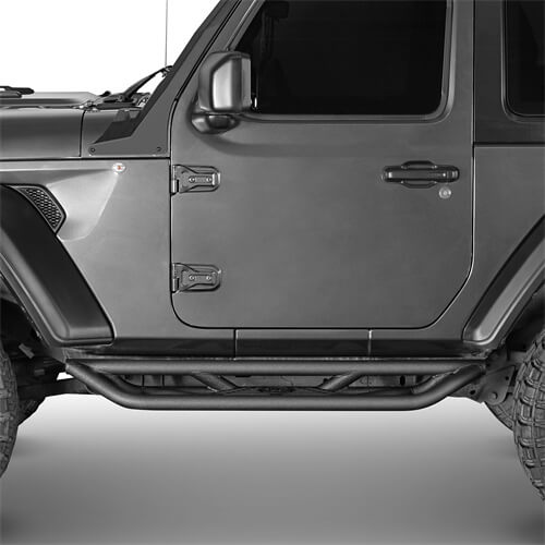 18-23 Jeep Wrangler JL Wheel To Wheel Running Boards 4x4 Jeep Parts For 2-Door - Hooke Road b3050 8