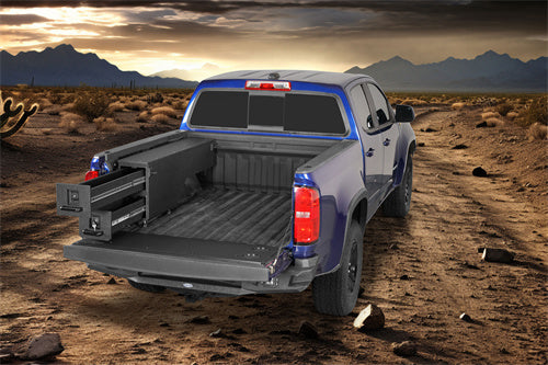 Load image into Gallery viewer, Hooke Road Wheel Well Storage Drawer System Truck Side Box for 2015-2022 Chevy Colorado GMC Canyon  5&#39;2&quot; Bed b9105s 15
