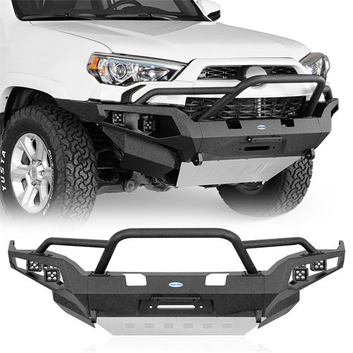 Load image into Gallery viewer, Hooke Road 2014-2024 Toyota 4Runner Width Front Bumper with Winch Plate b9815s 1
