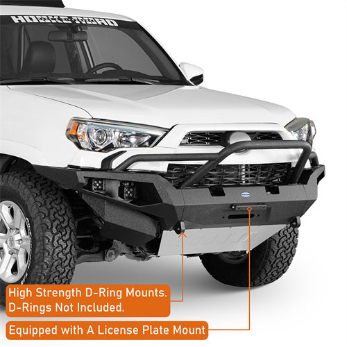 Load image into Gallery viewer, Hooke Road 2014-2024 Toyota 4Runner Width Front Bumper with Winch Plate b9815s 9
