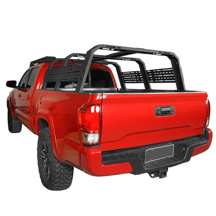 18.8" High Overland Bed Rack Fits Toyota Tacoma & Tundra - Hooke Road ...