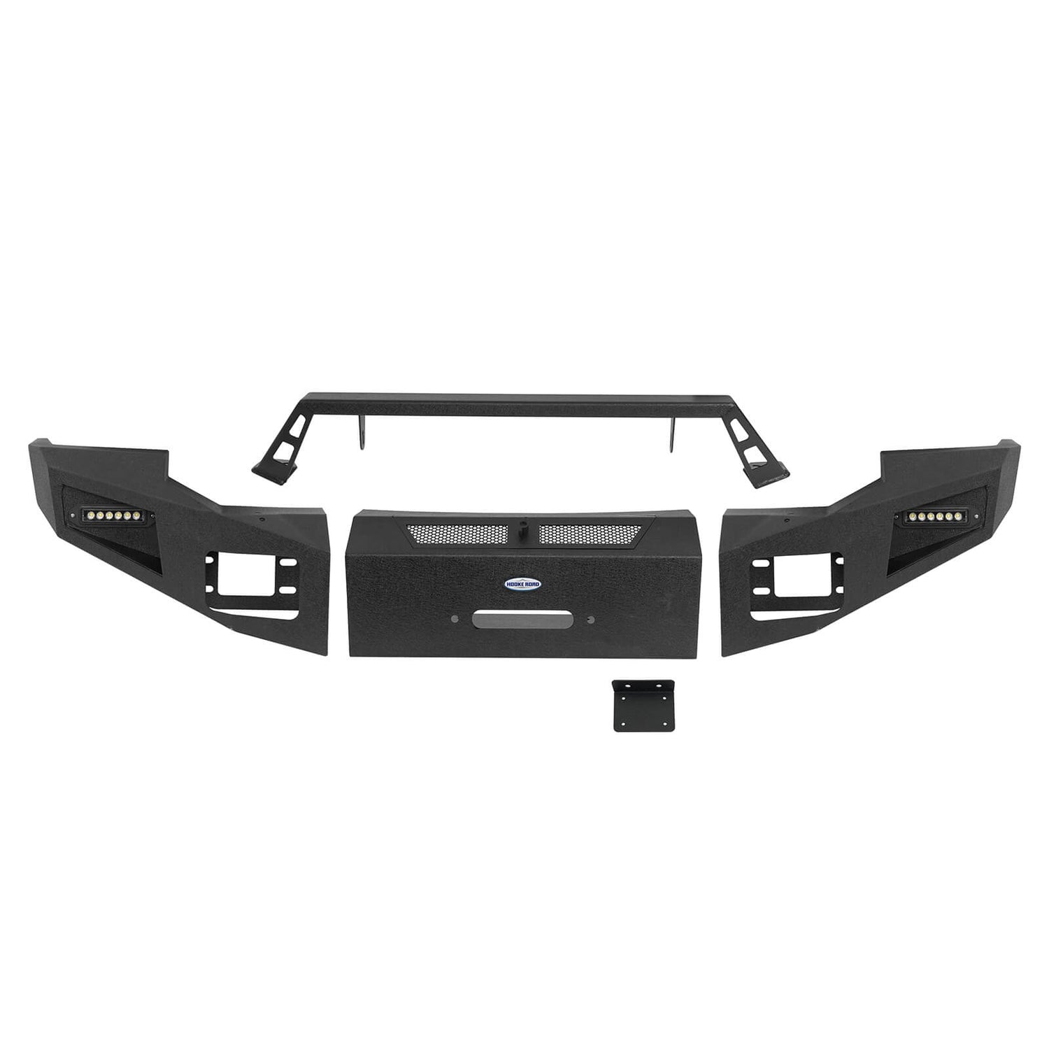 Ford Offroad Front Bumper W Winch Plate For 2005 2007 Ford F 250 F 350 Hooke Road Hooke Road 4x4