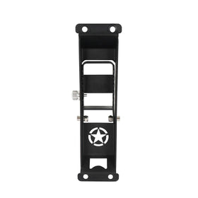 Hooke Road Opar Five Star Matte Black Metal Folding Door Hinge Steps for 2007-2018 Jeep Wrangler JK u-Box 4