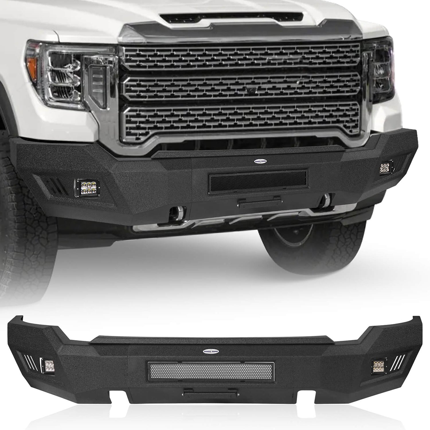 2020-2023 GMC Sierra 2500/3500HD Aftermarket Front Bumper - Hooke Road ...