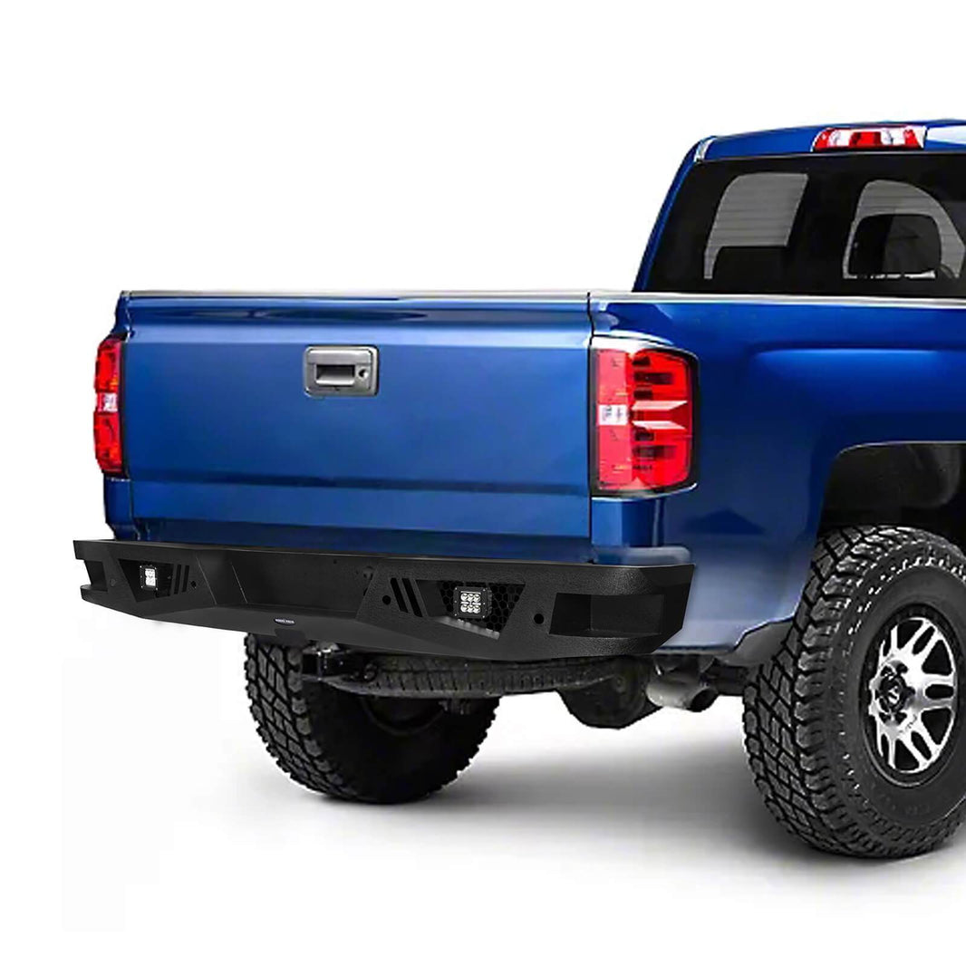 Hookeroad Chevrolet Silverado Rear Bumper For 2007 2018 Chevy Silverado 1500 Hooke Road 4x4 3968