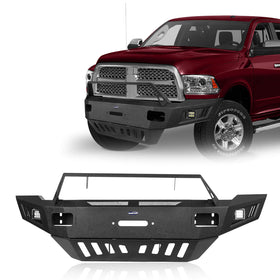 Dodge Ram 2500 Winch Front Bumper w/Skid Plate for Ram 2500 2010-2018 2