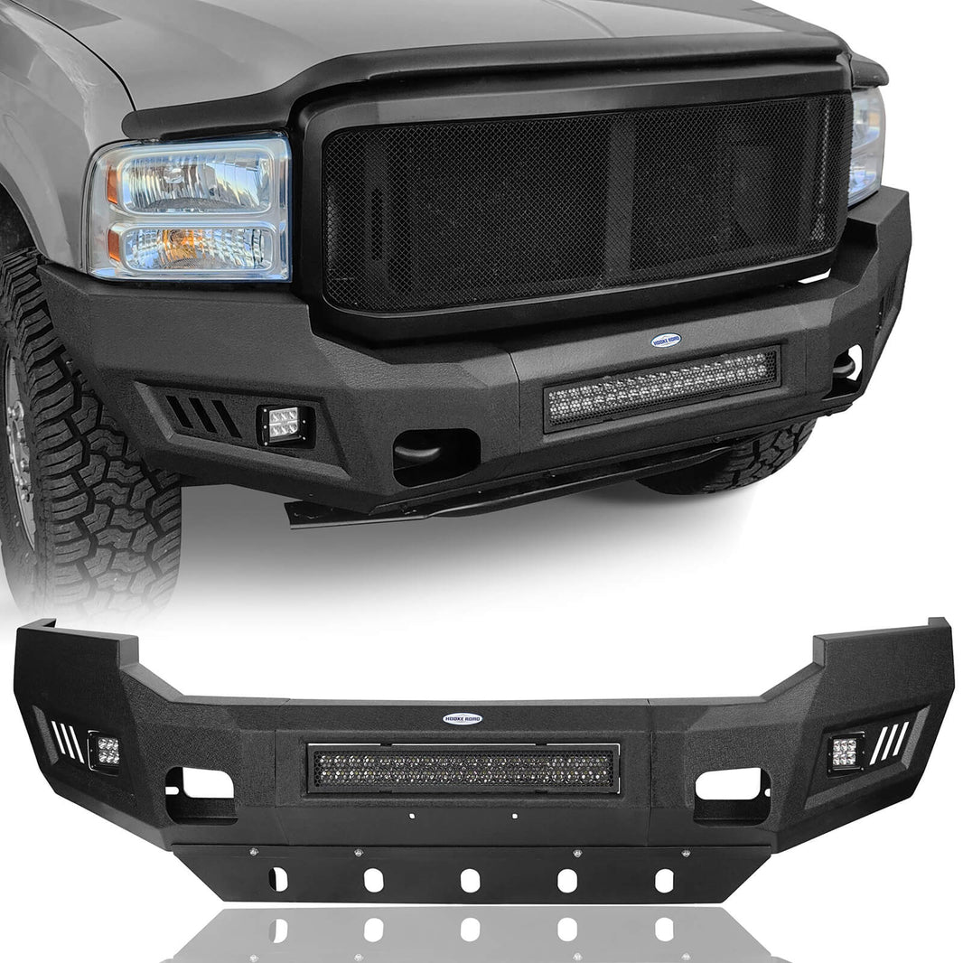 Ford Aftermarket Front Bumper w/Skid Plate for 2005-2007 F-250 F-350 ...