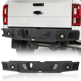 Ford 19-23 Ranger HR Rear Aftermarket Bumper Textured Black - Hooke Road b8802 2