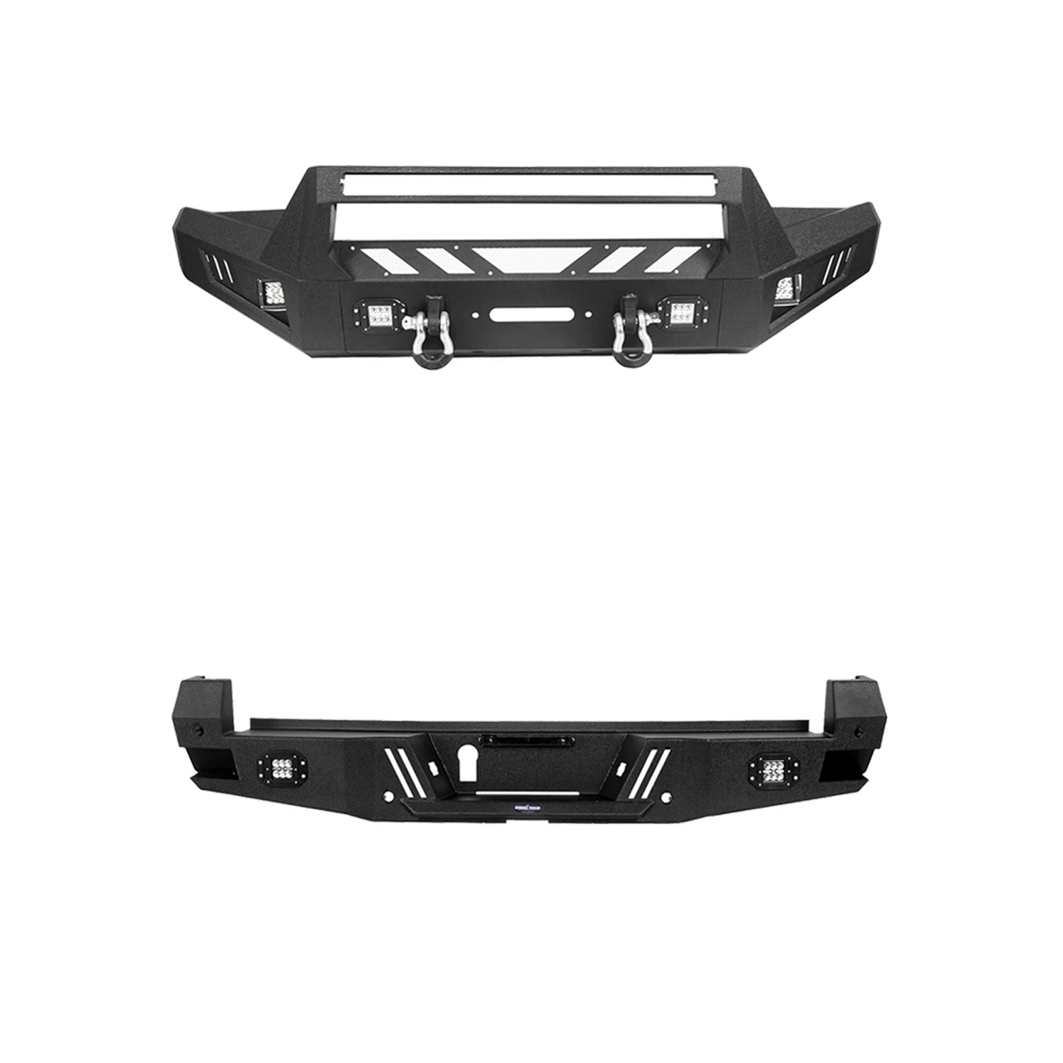 HookeRoad Tacoma Front & Rear Bumpers Combo for 2016-2023 Toyota Tacoma ...