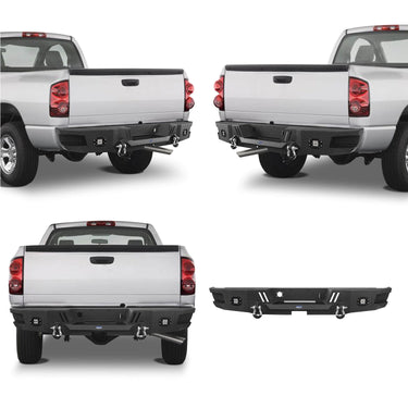 HookeRoad Dodge Ram 1500 Front Bumper & Rear Bumper for 2006-2008 Ram ...