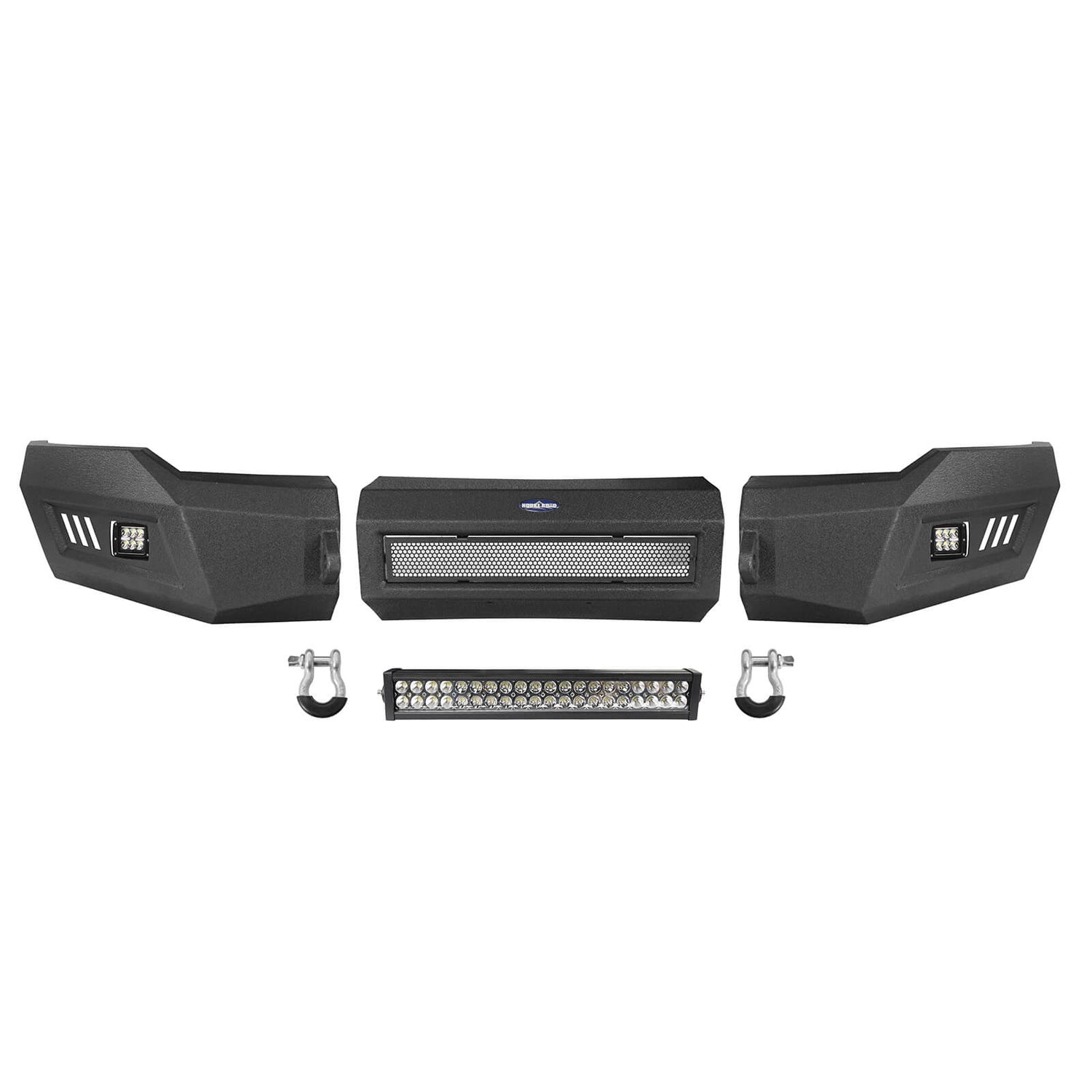 HookeRoad Ram 1500 Front Bumper w/LED Light Bar for 2006-2008 Ram 1500 ...