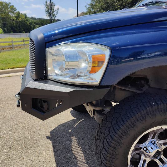 Dodge Ram 1500 Full Width Front Bumper Front Bumper with LED Light Bar for Dodge Ram 1500 BXG6501 10