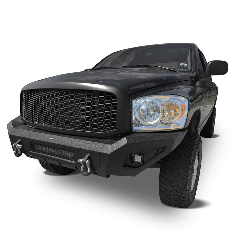 Load image into Gallery viewer, Dodge Ram 1500 Full Width Front Bumper Front Bumper with LED Light Bar for Dodge Ram 1500 BXG6501 4
