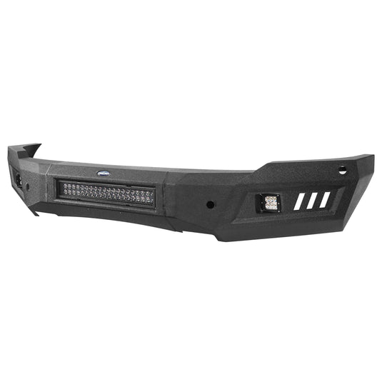 Dodge Ram 1500 Full Width Front Bumper HR Ⅱ Front Bumper w/LED Light Bar for Dodge Ram 1500 Rebel BXG6010 13