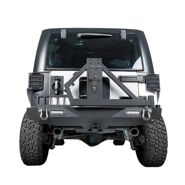 Hookeroad Jeep Jk Rear Bumper W Tire Carrier For 2007-2018 Jeep 