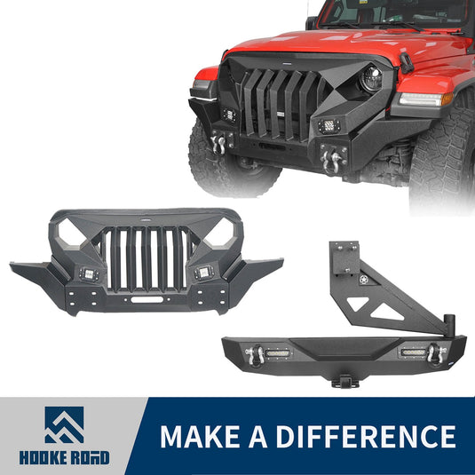 2018 2024 Jeep Wrangler JL JLU Parts Accessories Hooke Road   Jeep Jl Mad Max Front Bumper Rear Bumper W Tire Carrier For Jeep Wrangler Jl Bxg30203023 1 C39fc600 F68f 453e 9b2e 44d3549e8da6 535x 